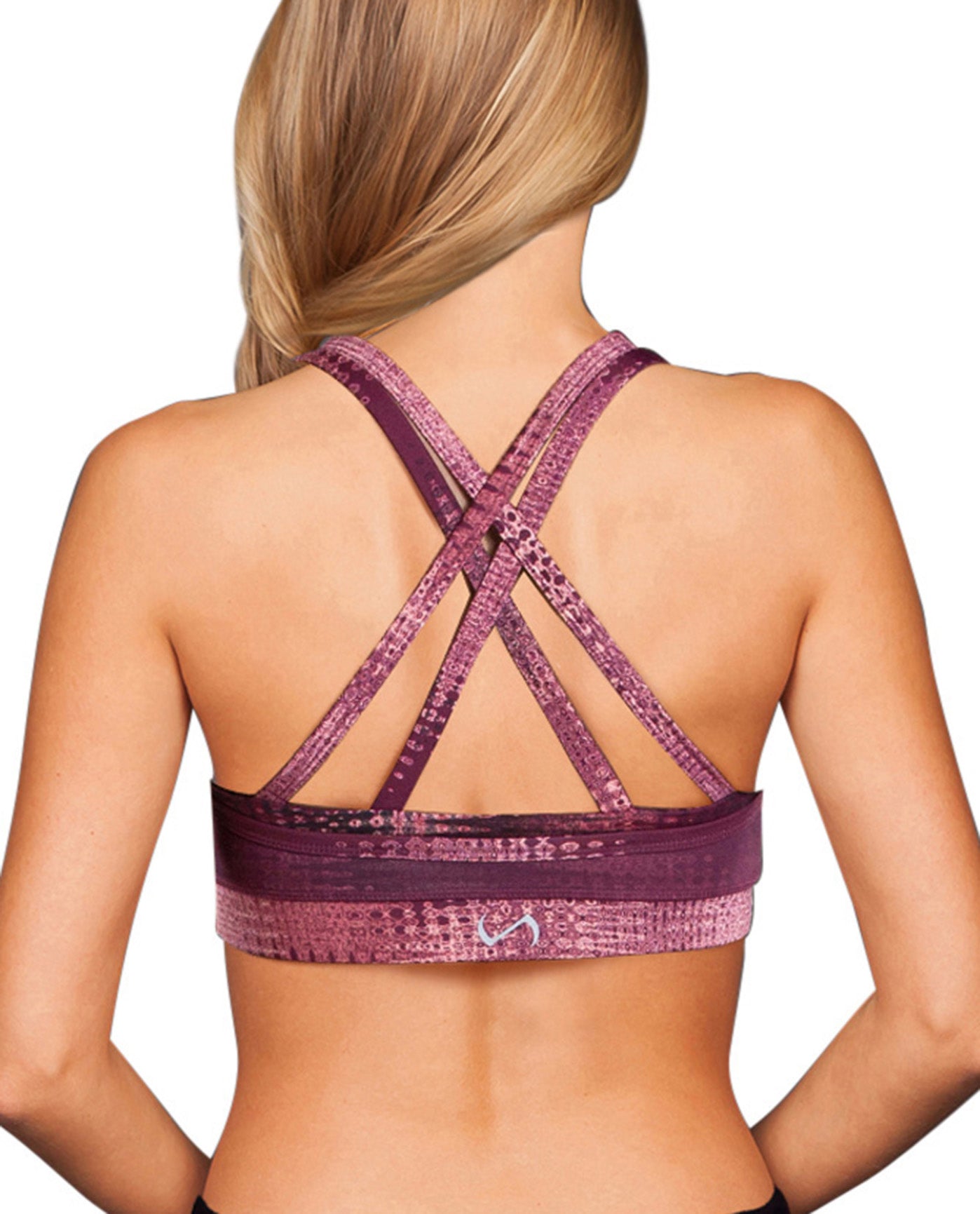 BACK OF TLF APPAREL PRIMA MESH OVERLAY VICE LOW IMPACT SPORTS BRA | TLF MEDUSA