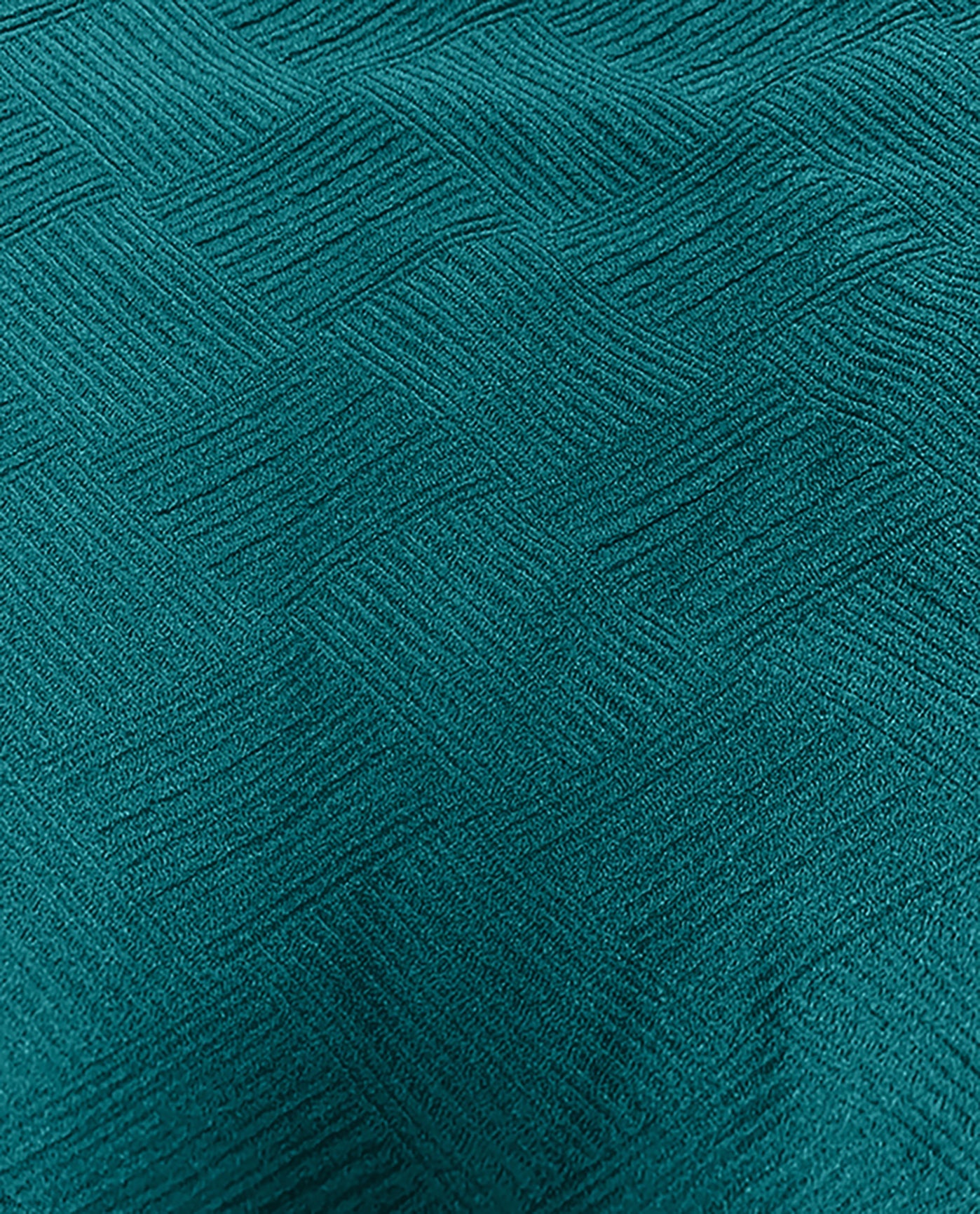 FABRIC SWATCH VIEW OF CHLORINE RESISTANT AQUAMORE SOLID SIGNATURE TEXTURED SCOOP NECK ONE PIECE SWIMSUIT | 010 AQS SIGNATURE DEEP OCEAN