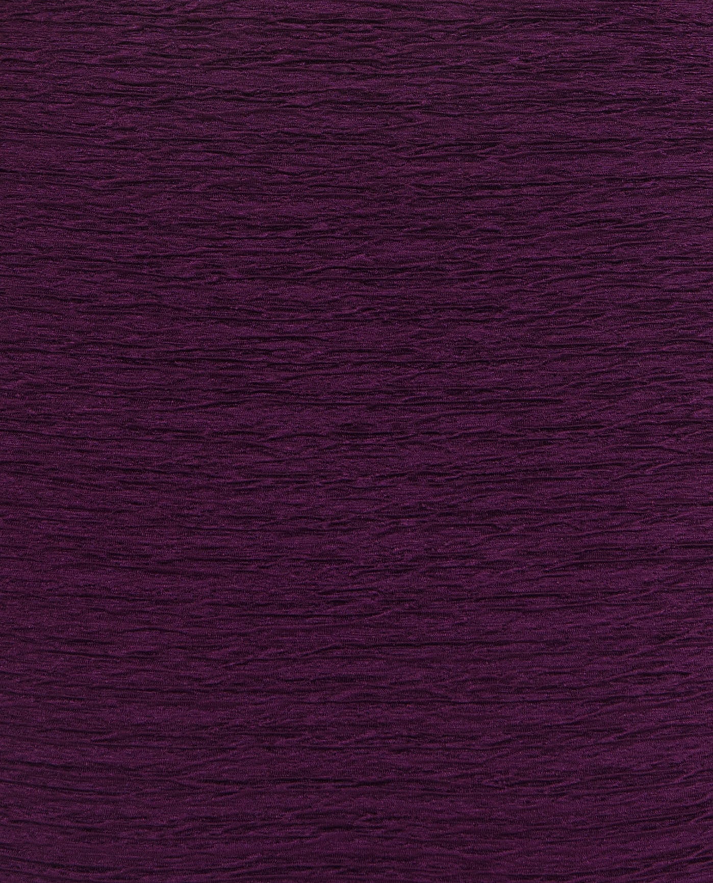 FABRIC SWATCH VIEW OF CHLORINE RESISTANT KRINKLE TEXTURED SOLID HIGH NECK ONE PIECE | KRINKLE EGGPLANT