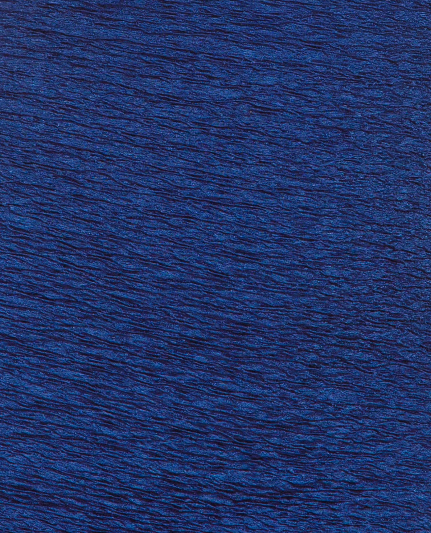 FABRIC DETAIL VIEW OF CHLORINE RESISTANT KRINKLE TEXTURED SOLID CROSS BACK PLUS SIZE ONE PIECE | KRINKLE NAVY