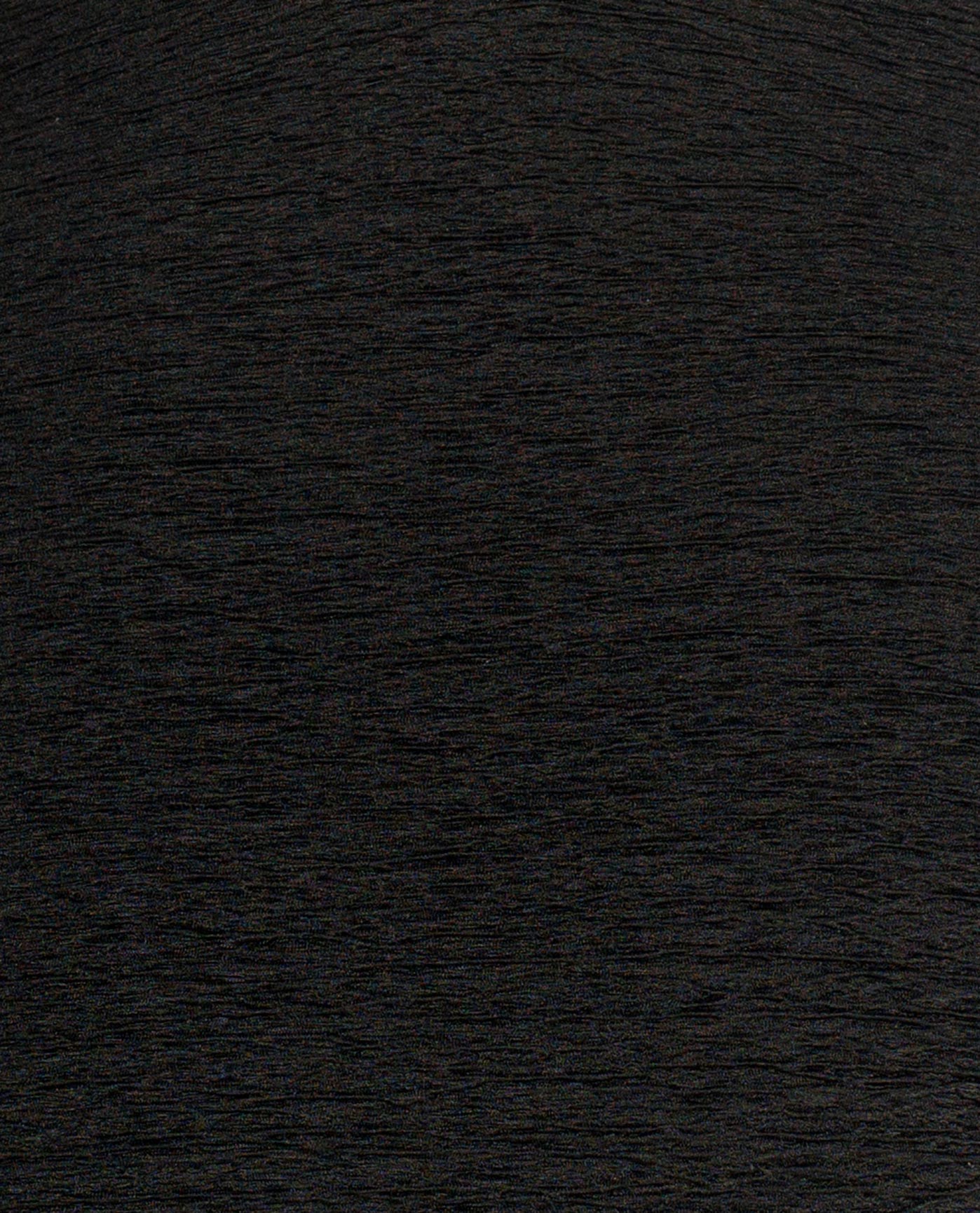 FABRIC SWATCH VIEW OF CHLORINE RESISTANT KRINKLE TEXTURED SOLID TWIST FRONT LONG TORSO ONE PIECE | KRINKLE BLACK