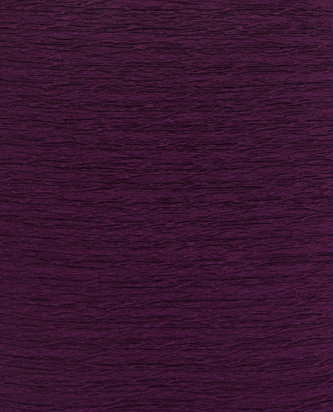 FABRIC SWATCH VIEW OF CHLORINE RESISTANT KRINKLE TEXTURED SOLID TWIST FRONT PLUS SIZE ONE PIECE | KRINKLE EGGPLANT