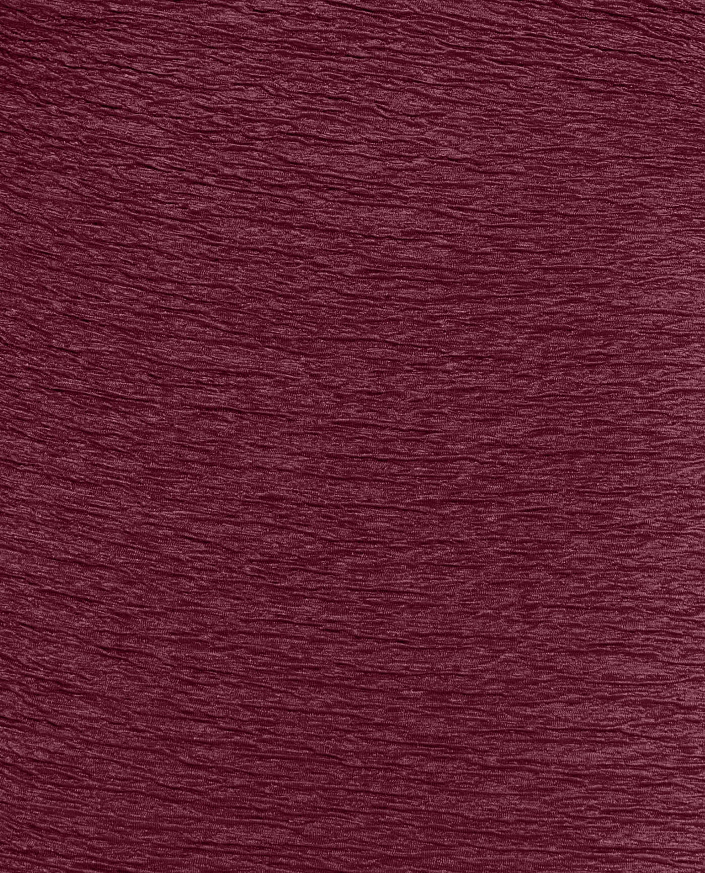 FABRIC SWATCH VIEW OF CHLORINE RESISTANT KRINKLE TEXTURED SOLID HIGH NECK ONE PIECE | KRINKLE WINE