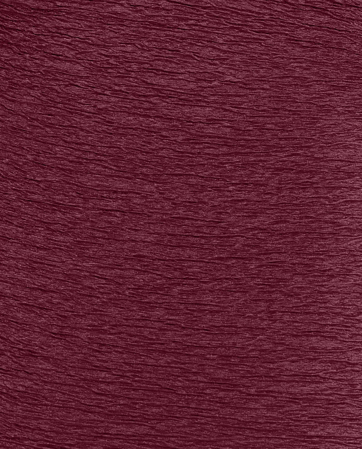 FABRIC SWATCH VIEW OF CHLORINE RESISTANT KRINKLE TEXTURED SOLID EMPIRE MIO PLUS SIZE ONE PIECE | KRINKLE WINE