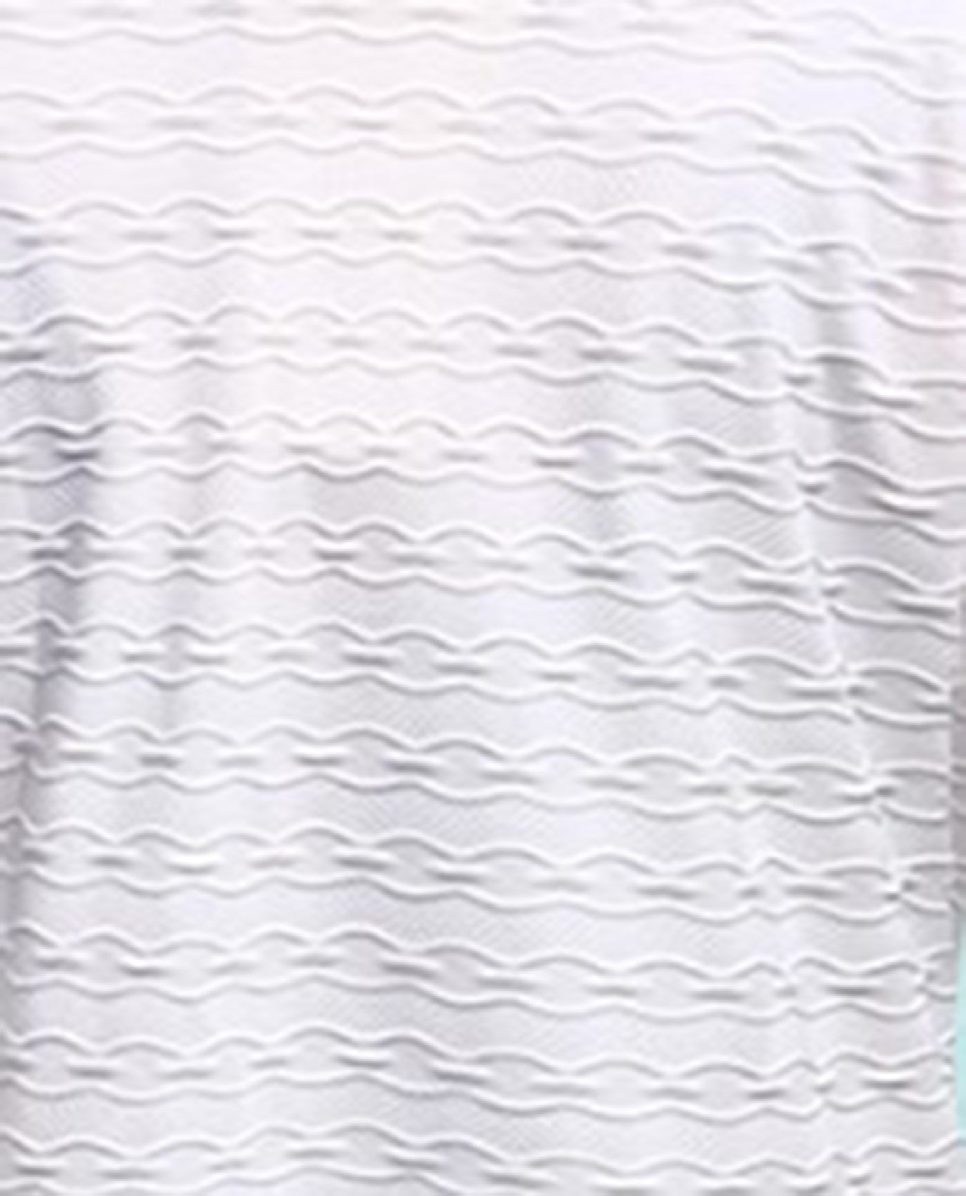 FABRIC SWATCH VIEW OF AQUAMORE SOLID TEXTURED CAP SLEEVE BUTTON UP COVER UP TUNIC | 016 AQM TEXTURED CREAM