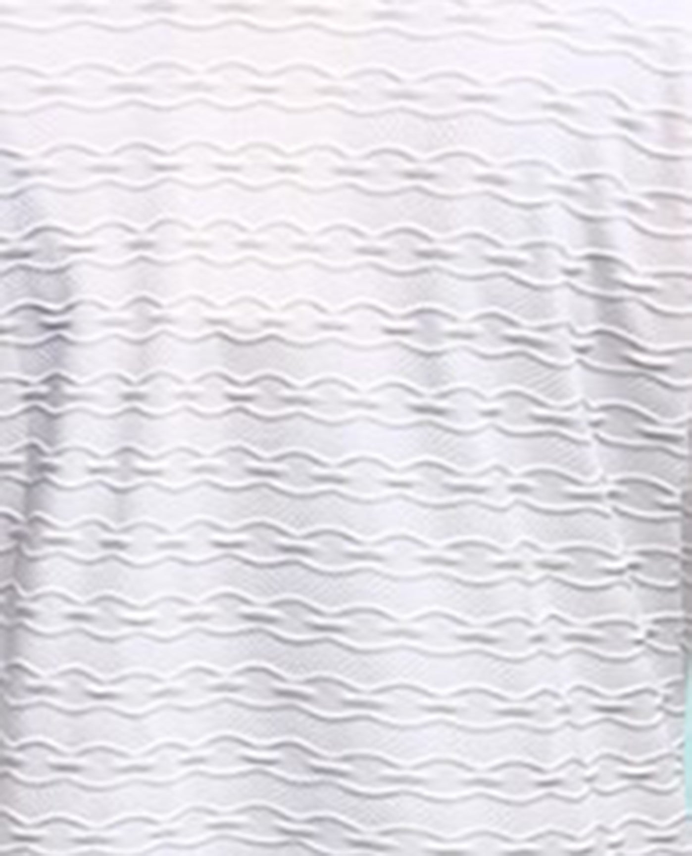 FABRIC SWATCH VIEW OF AQUAMORE SOLID TEXTURED CAP SLEEVE BUTTON UP PLUS SIZE COVER UP TUNIC | 016 AQM TEXTURED CREAM