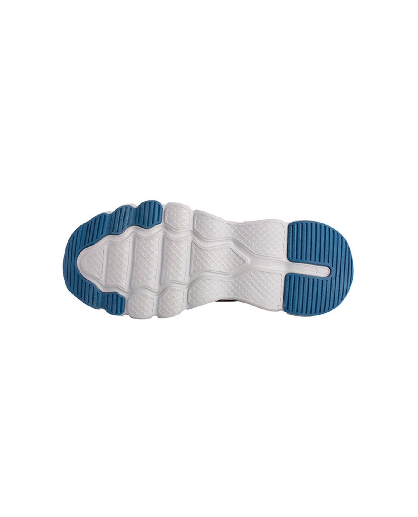 BOTTOM VIEW OF CHLORINE RESISTANT AQUAMORE COLOR BLOCK AQUACISER WOMEN'S WATER SHOE | 107 AQM TEAL