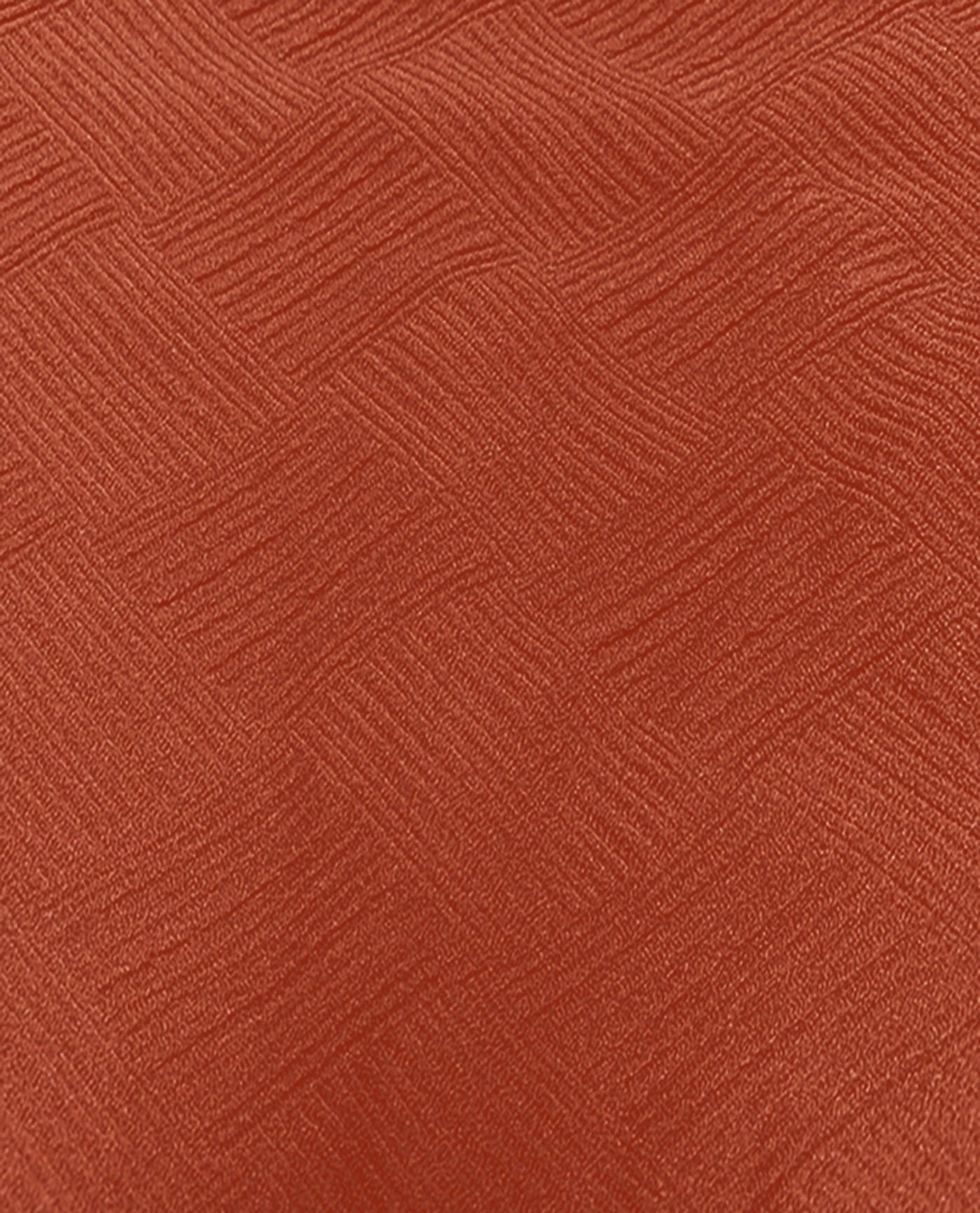 FABRIC DETAIL OF CHLORINE RESISTANT AQUAMORE SOLID SIGNATURE TEXTURED SCOOP NECK PLUS SIZE SWIMSUIT | 018 AQS SIGNATURE CINNAMON