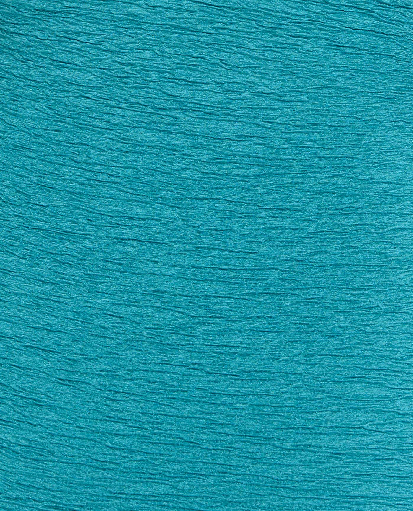 FABRIC SWATCH VIEW OF CHLORINE RESISTANT KRINKLE TEXTURED SOLID HIGH BACK PLUS SIZE TANKINI SET | KRINKLE ARUBA