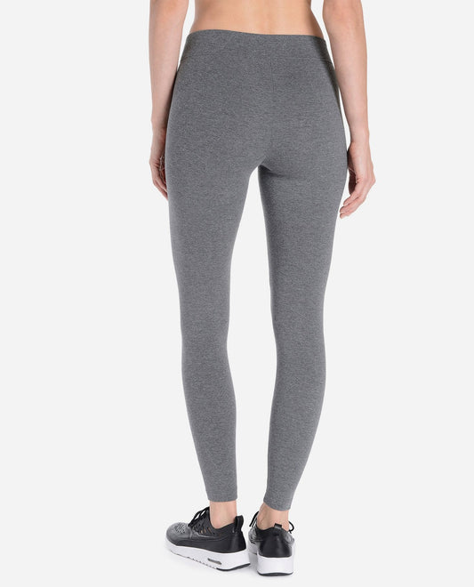 BACK OF DANSKIN MID-RISE ANKLE LEGGING | DSK CHARCOAL GREY HEATHER