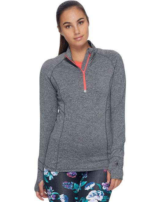 FRONT OF BODY GLOVE SPORT CHUGI ZIP FRONT JACKET | BGS HEATHER GREY