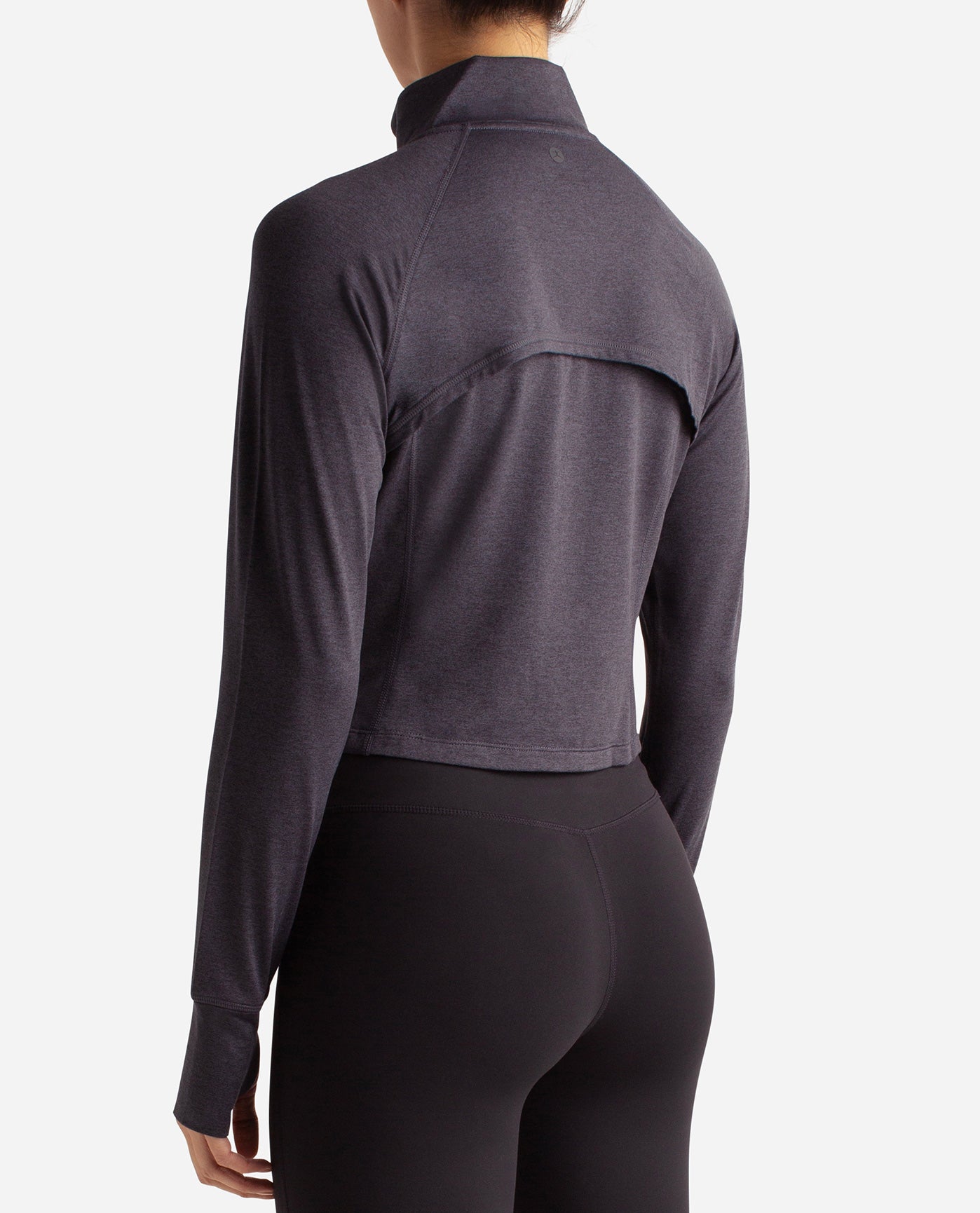 Danskin Cropped Melange Jacket | Jacket | Danskin – Swim and Sweat