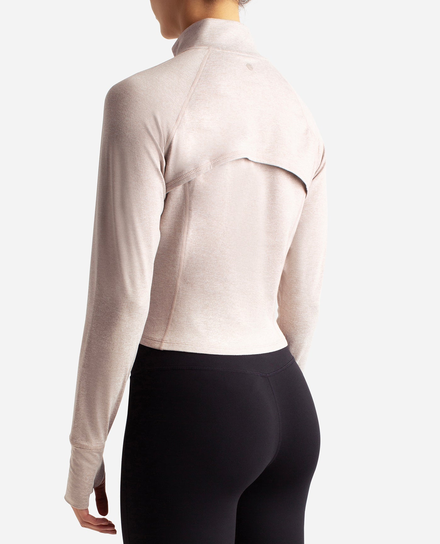 Danskin Cropped Melange Jacket | Jacket | Danskin – Swim and Sweat