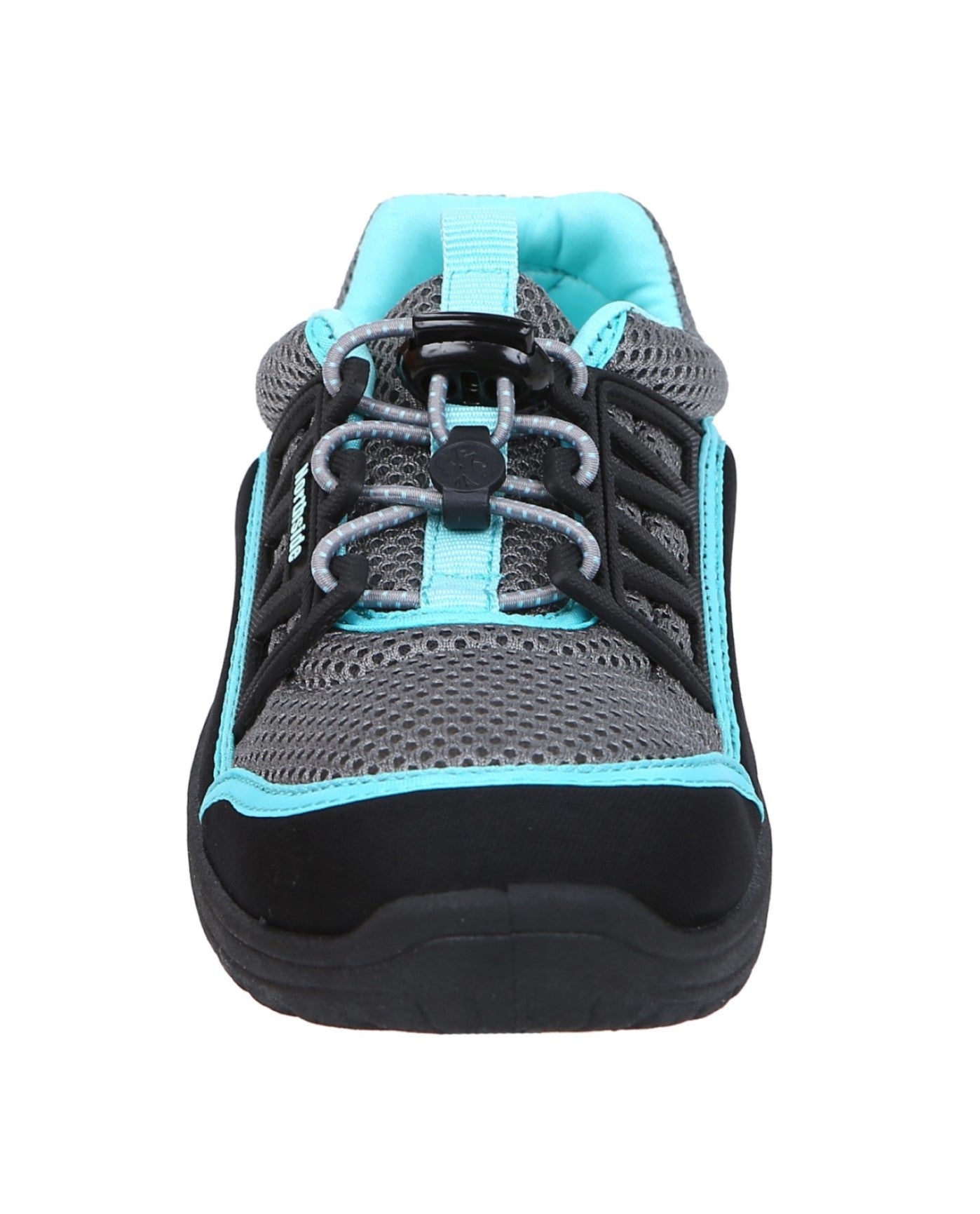 ALTERNATE FRONT OF NORTHSIDE BRILLE 3.0 WOMEN'S WATER SHOES | BLACK AND TURQUOISE