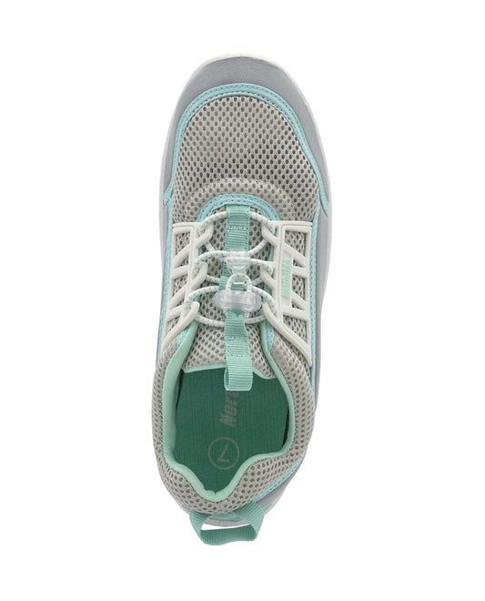 ABOVE OF NORTHSIDE BRILLE 3.0 WOMEN'S WATER SHOES | LIGHT GRAY AND TURQUOISE