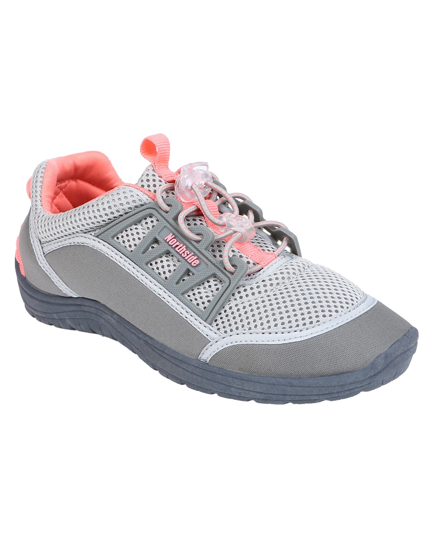 GRAY AND PEACH