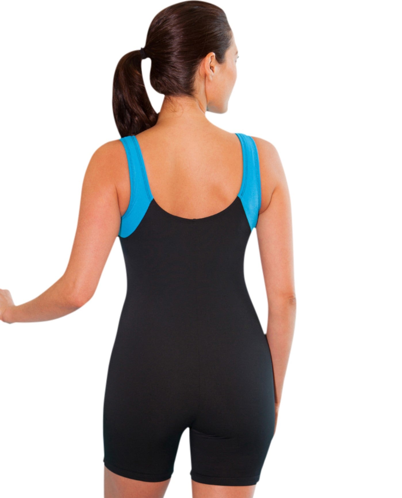 932 DOLFIN BLACK AND TURQUOISE