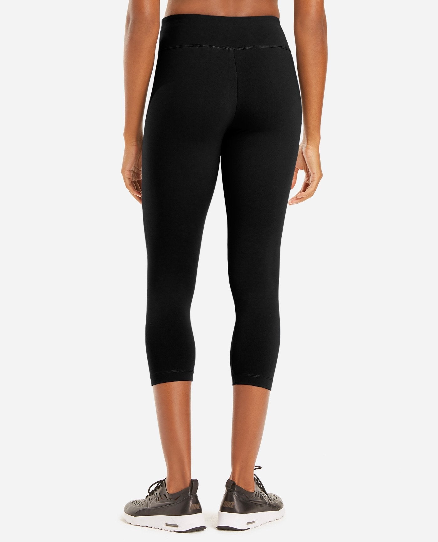 BACK OF DANSKIN SIGNATURE YOGA CAPRI LEGGING | DSK BLACK
