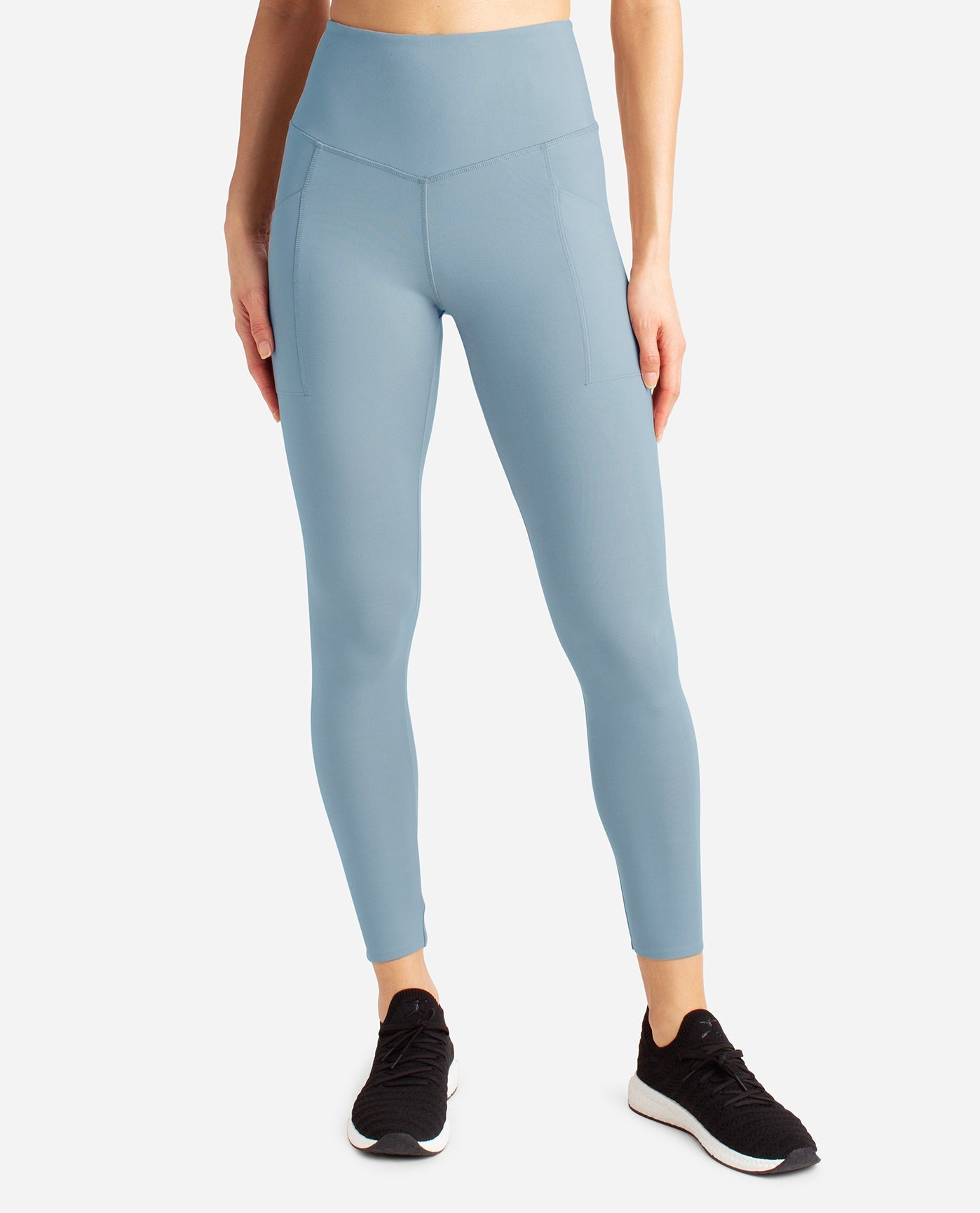 FRONT OF DANSKIN PACESETTER 7/8 LEGGING | DSK NEBULA