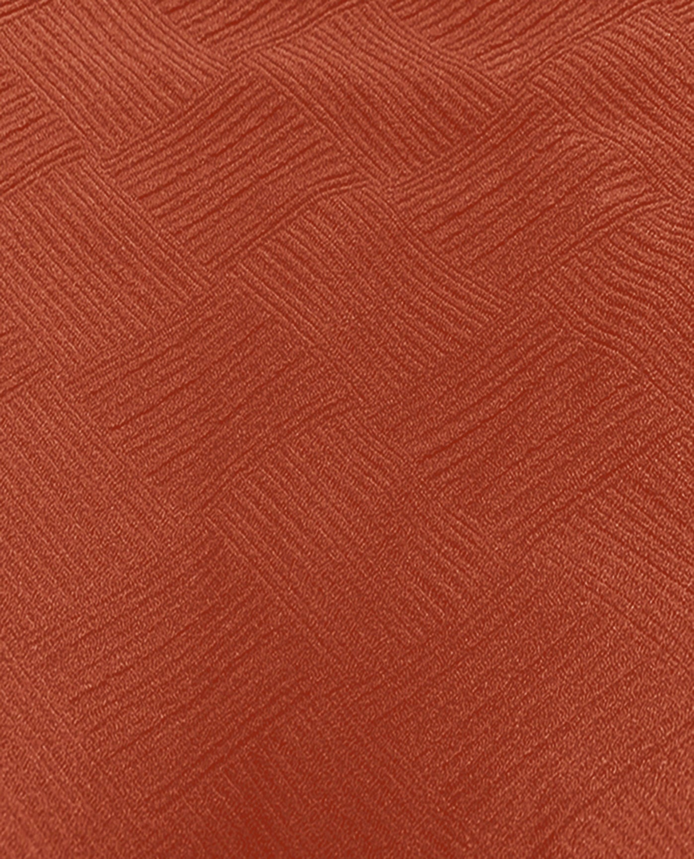 FABRIC SWATCH VIEW OF CHLORINE RESISTANT AQUAMORE SOLID SIGNATURE TEXTURED HIGH NECK ONE PIECE SWIMSUIT | 018 AQS SIGNATURE CINNAMON
