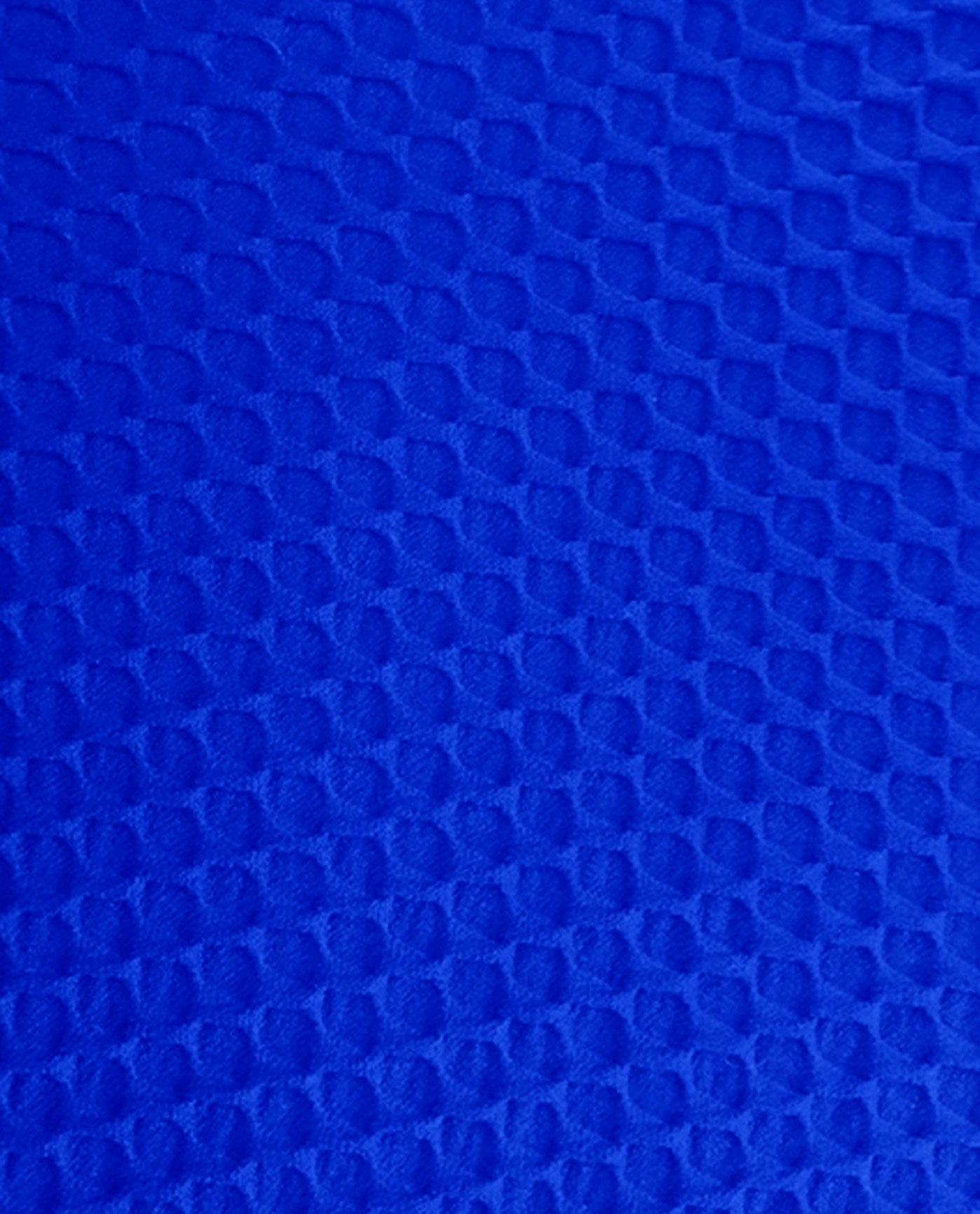 DETAIL VIEW OF CHLORINE RESISTANT AQUAMORE SOLID TEXTURED FABRIC  | 501 AQT TEXTURED AZURE