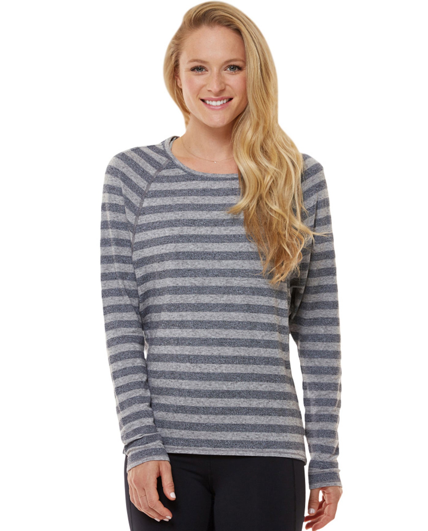 SHA HEATHER GREY STRIPE