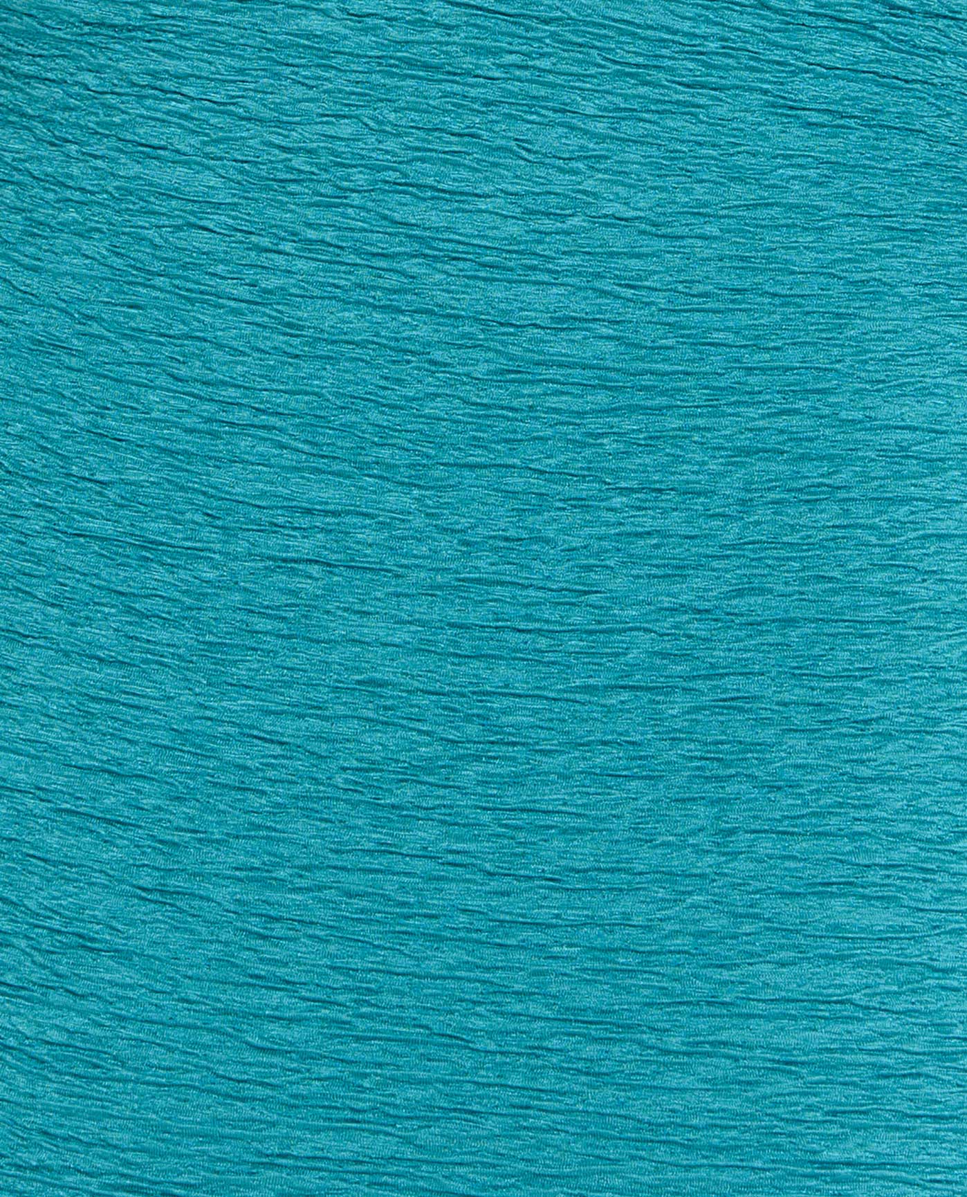 FABRIC SWATCH VIEW OF CHLORINE RESISTANT KRINKLE TEXTURED SOLID CROSS BACK D-CUP ONE PIECE | KRINKLE ARUBA