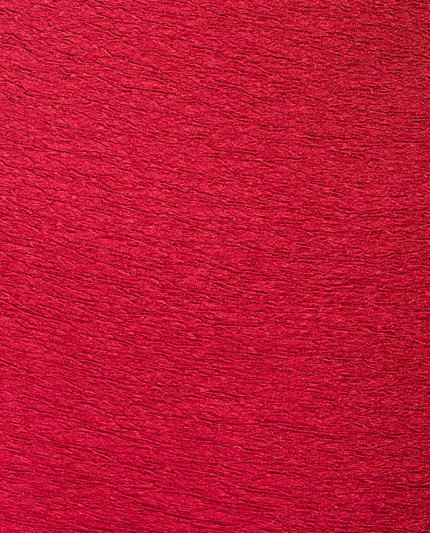 FABRIC DETAIL VIEW OF CHLORINE RESISTANT KRINKLE RED TEXTURED DIAGONAL ONE PIECE SHEATH | KRINKLE RED